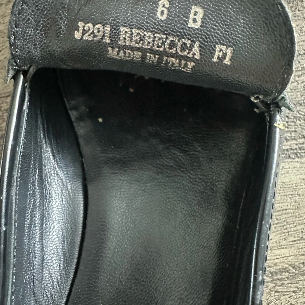 Coach black leather